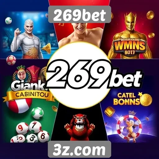 Diversidade de jogos oferecidos pelo 269bet